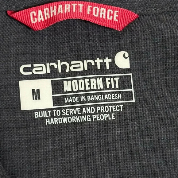 Carhartt Women's Scrub Top M Steel Gray Modern Fit with Pockets - Picture 4 of 10